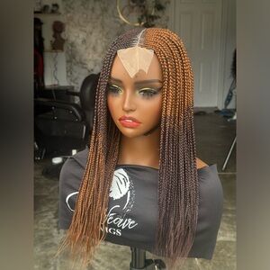 Closure glueless wig ready to ship as it is, This is a hand made wig .